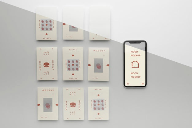 Social Media Stories And Smartphone Mock-Up Psd