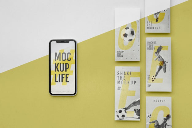 Social Media Stories And Smartphone Mock-Up Psd