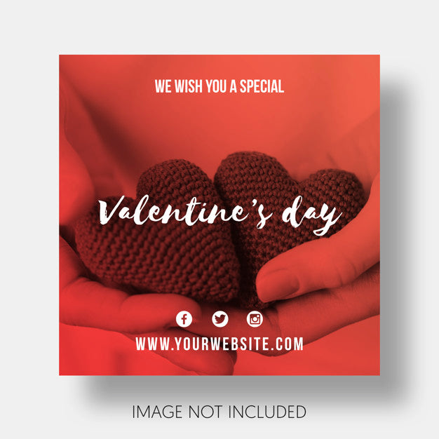Social Template Happy Valentine'S Day Psd