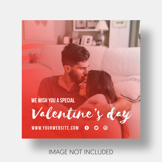 Social Template Happy Valentine'S Day Psd