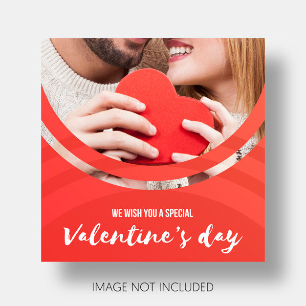 Social Template Happy Valentine'S Day Psd
