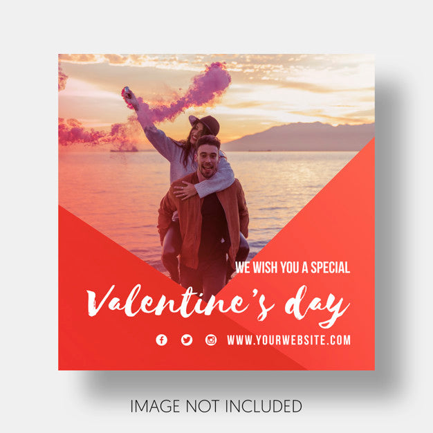 Social Template Happy Valentine'S Day Psd