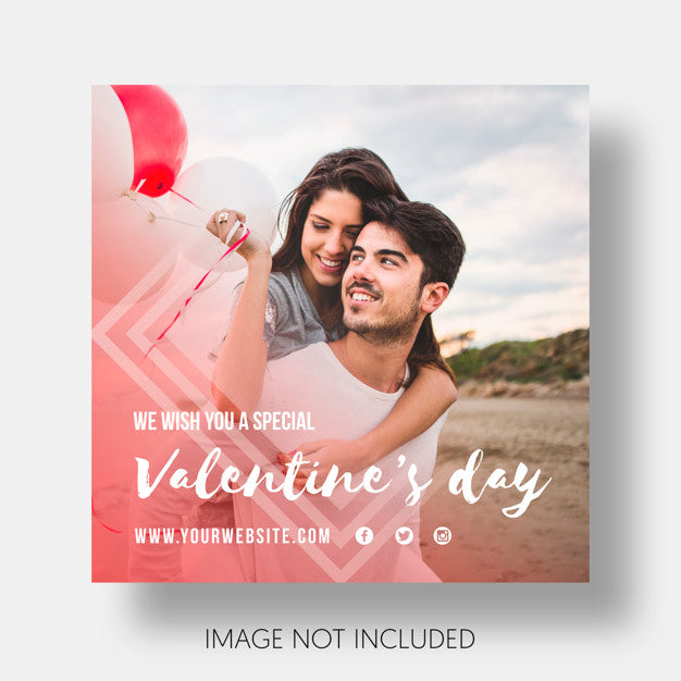 Social Template Happy Valentine'S Day Psd