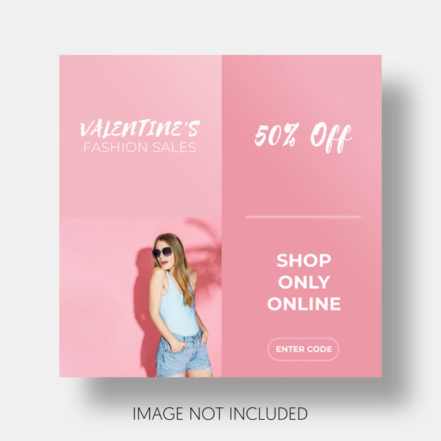 Social Template Sales Valentine'S Day Psd