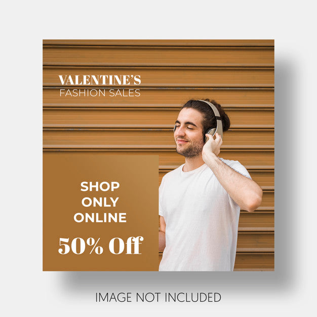 Social Template Sales Valentine'S Day Psd