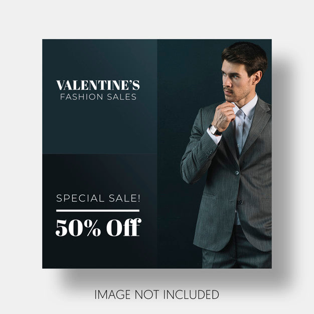 Social Template Sales Valentine'S Day Psd