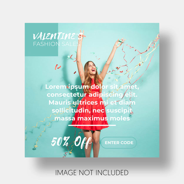 Social Template Sales Valentine'S Day Psd