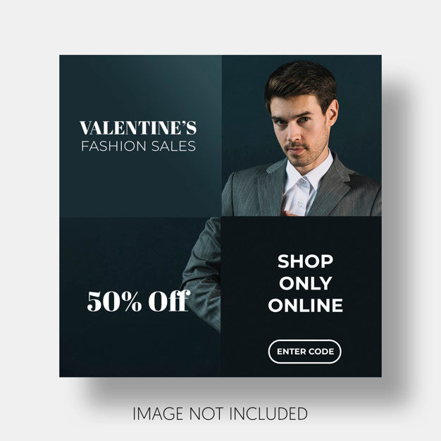 Social Template Sales Valentine'S Day Psd