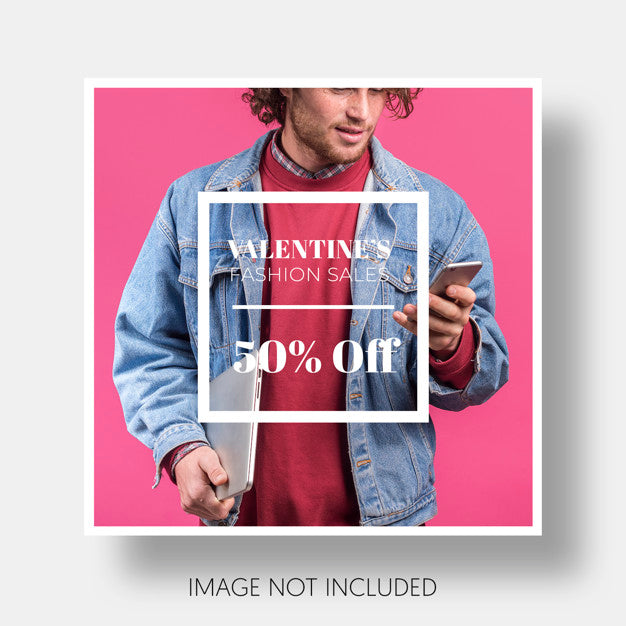 Social Template Sales Valentine'S Day Psd