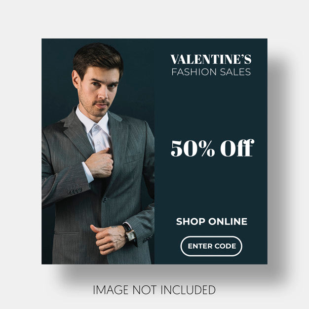 Social Template Sales Valentine'S Day Psd