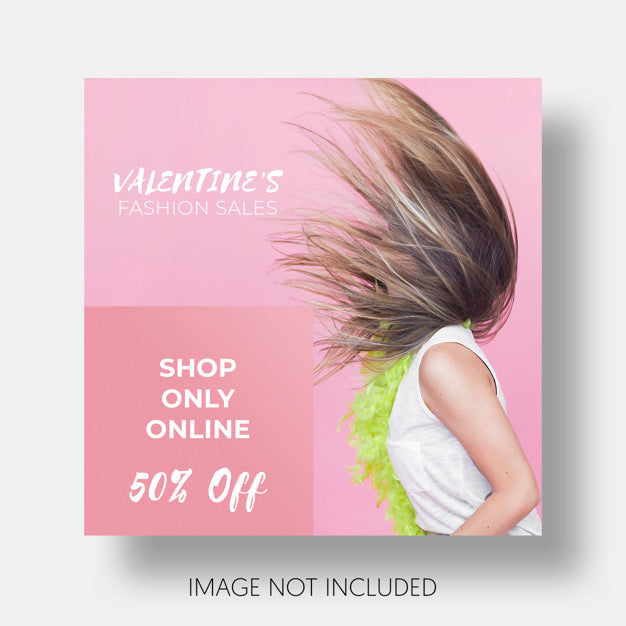 Social Template Sales Valentine'S Day Psd