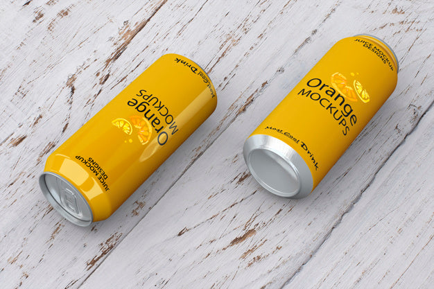 Soda Can Mockup Psd
