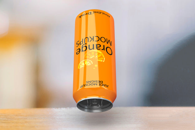 Soda Can Mockup Psd