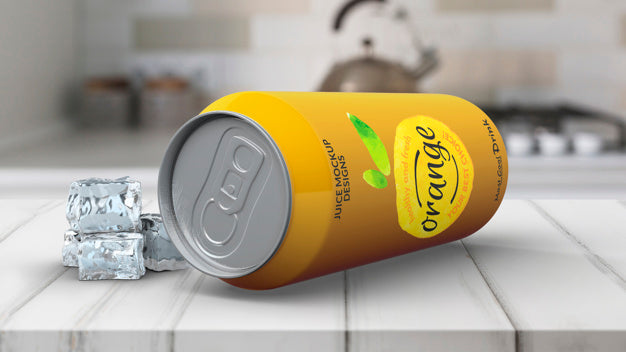 Soda Can Mockup Psd