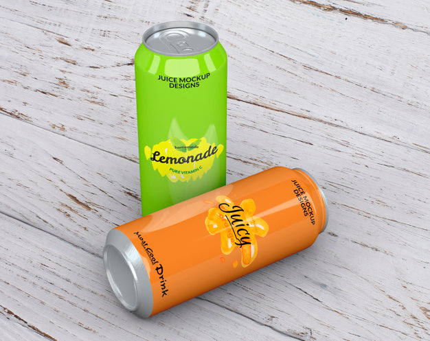 Soda Can Mockup Psd