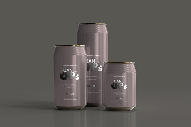 Soda Can Mockup Psd