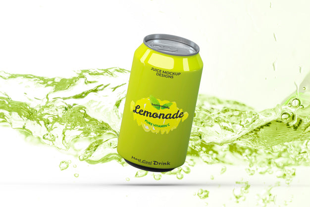 Soda Can Mockup Psd