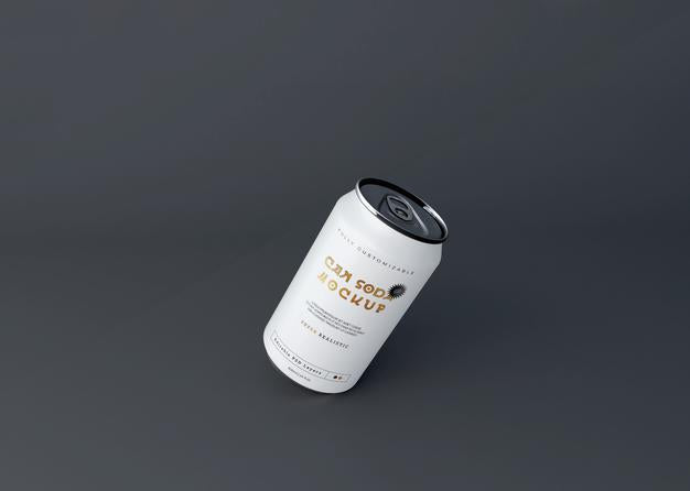 Soda Can Mockup Psd