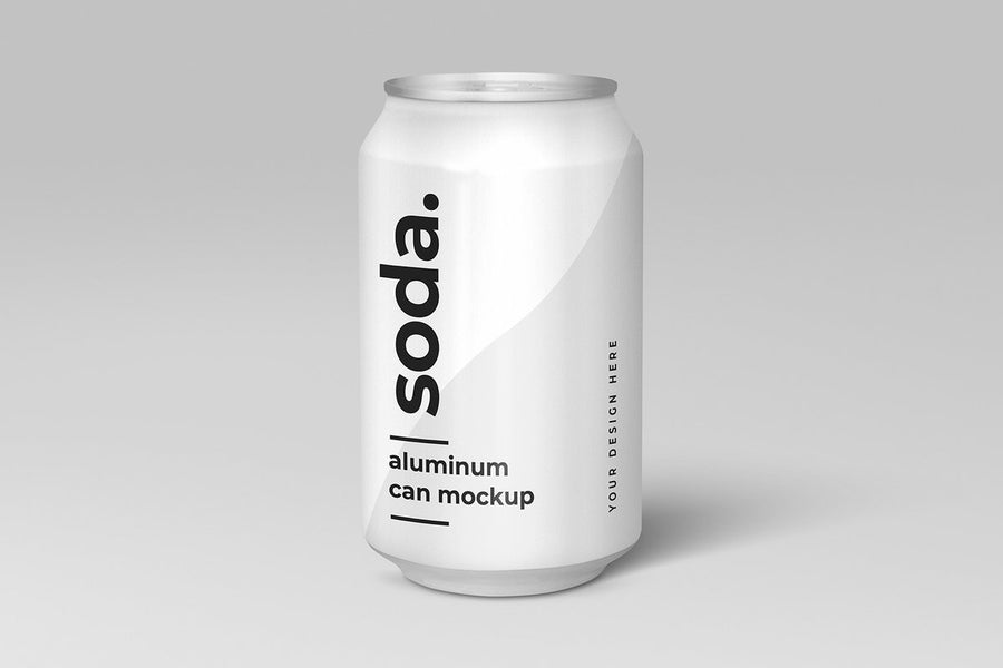 Soda Can Mockup