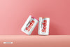 Soda Cans Mockup Psd