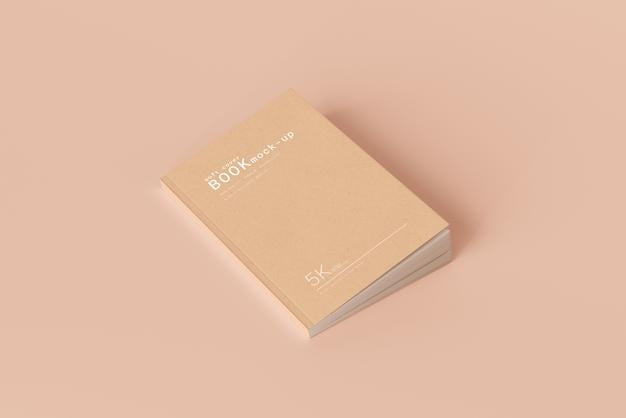 Soft Cover Book Mockup Scene Psd