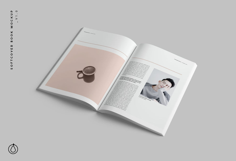 Softcover Book Mockup