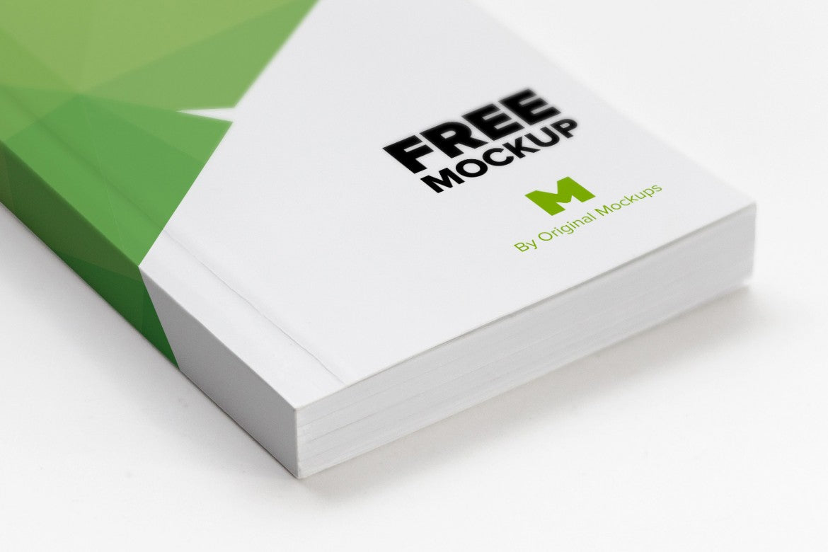 Softcover Trade Book Mockup (Psd)
