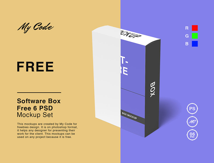 Software Box Mockup
