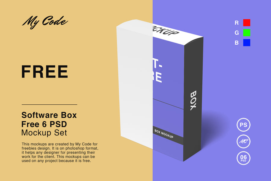 Software Box Mockup