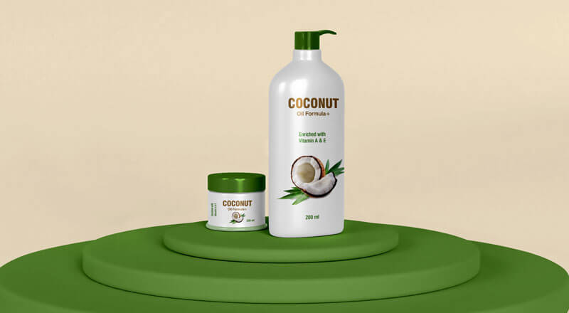 Spa Cosmetics Conditioner & Cream Jar Mockup Psd