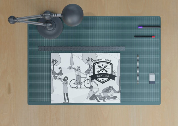 Space For Working From Home View Psd