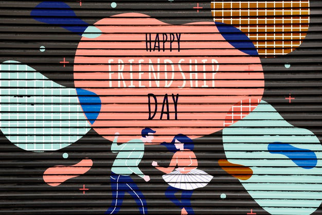 Special Friendship Day Celebration Background Psd