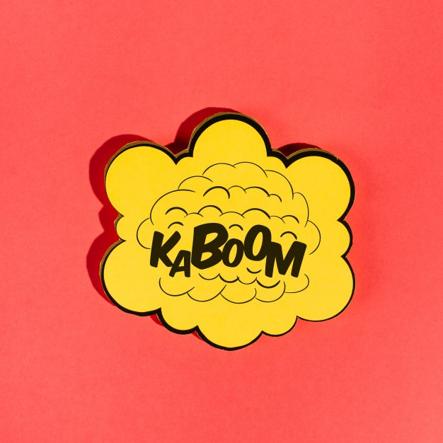 Speech Bubble Mockup Psd