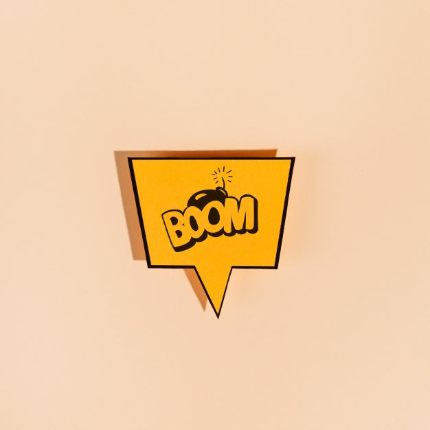 Speech Bubble Mockup Psd