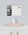 Spiral Book Link For Calendar Pinned On Wall Psd