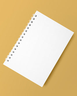 Spiral Notebook Mockup In 4K