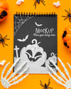 Spooky Halloween Concept Mock-Up Psd