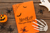 Spooky Halloween Concept Mock-Up Psd
