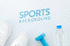 Sport And Hydration With Mock-Up Psd