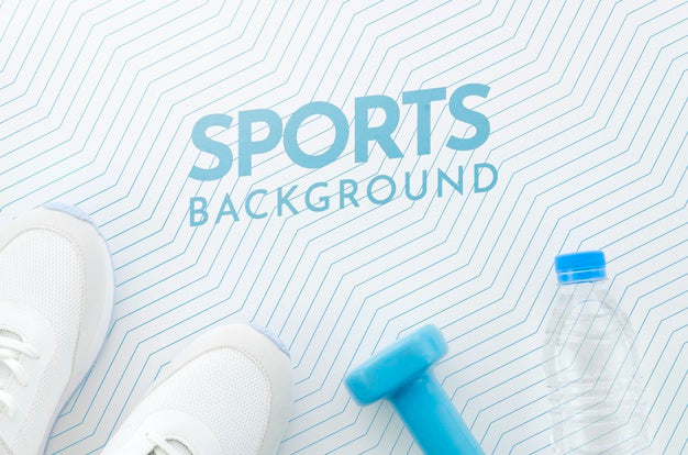 Sport And Hydration With Mock-Up Psd