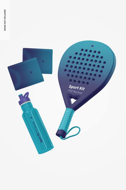 Sport Kit Mockup, Floating Psd