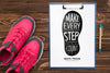 Sport Shoes And Clipboard Psd