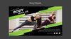 Sport & Tech Concept Banner Template Mock-Up Psd