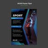 Sport & Tech Concept Poster Mock-Up Psd