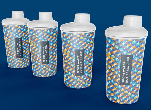 Sport Water Bottle Mockup Psd