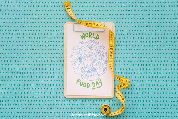 Sports Mockup With Clipboard And Measure Tape Psd