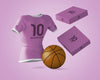 Sports Shirt Mockup With Brand Logo Psd