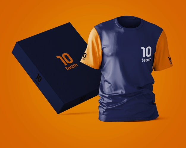 Sports Shirt Mockup With Brand Logo Psd