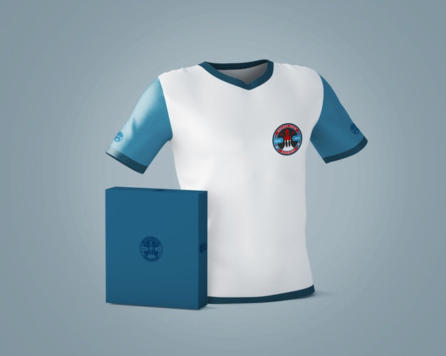 Sports Shirt Mockup With Brand Logo Psd