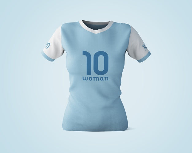 Sports Shirt Mockup With Brand Logo Psd